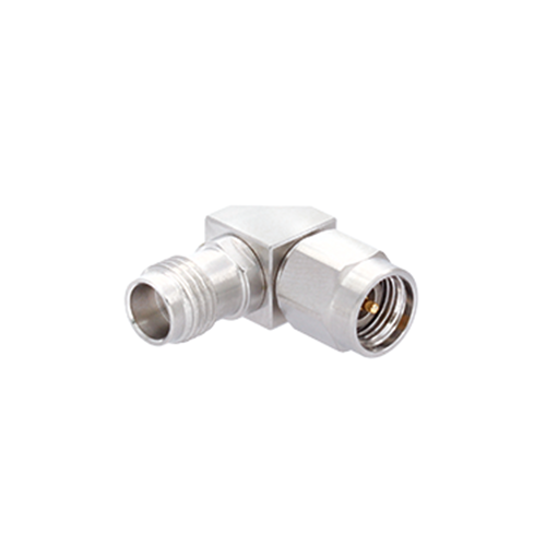 Precision Test Adapter-2.4mm(F) to 2.92mm(M) Right Angle type: 40 GHz Precision Test Adapter-2.4mm(F) to 2.92mm(M) Right Angle type: 40 GHz